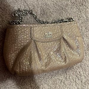 Coach metallic purse